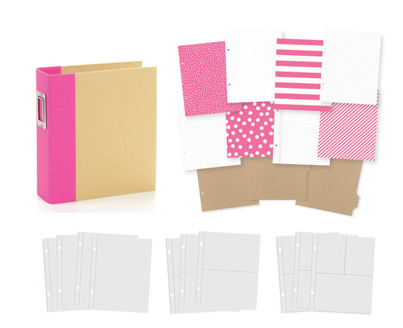 SN@P Binder . Pink