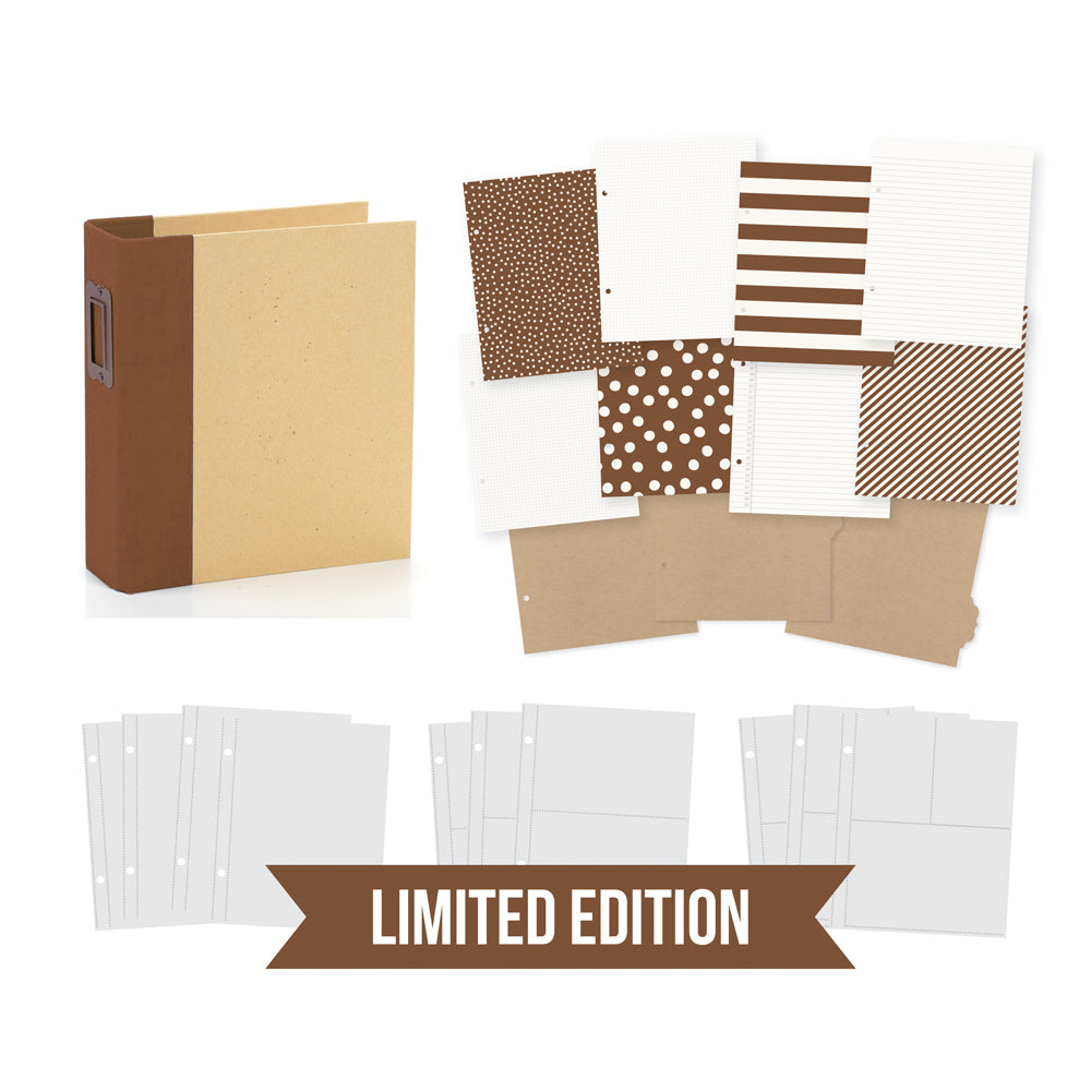 Snap Binder . Brown Limited Edition