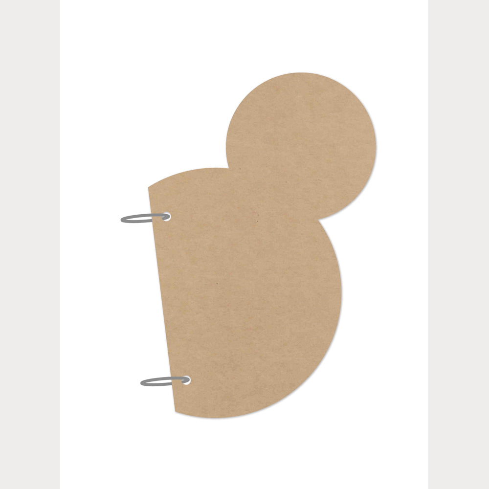 Sn@p Mini Chipboard Album . Mouse Ear