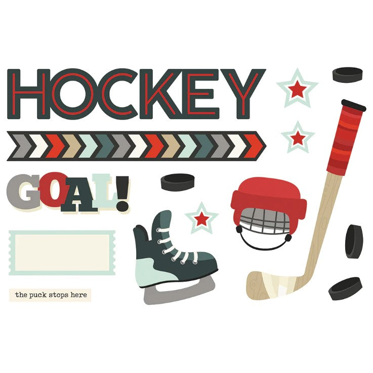 Simple Pages Page Pieces . Hockey