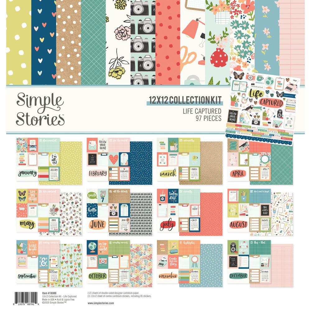 Life Captured . 12 x 12 Collcetion Kit