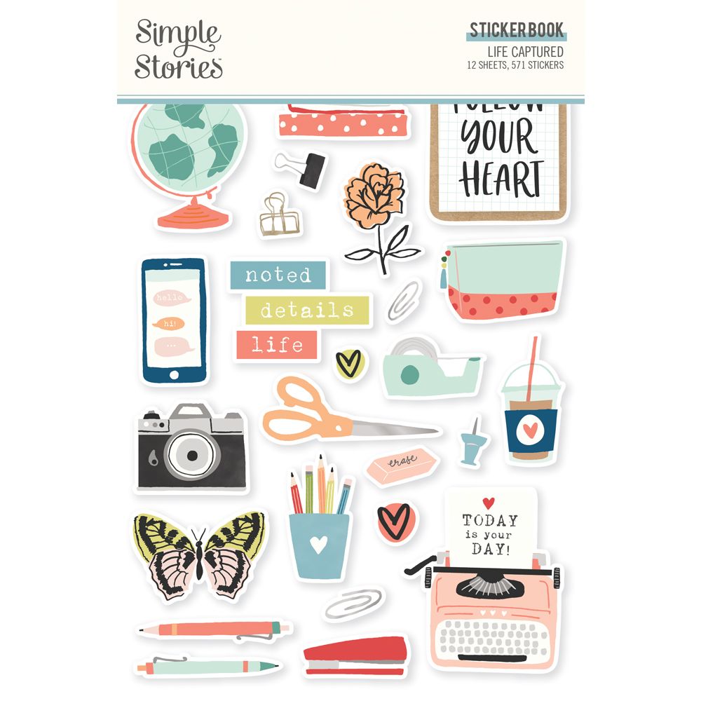 Life Captured . Sticker Book