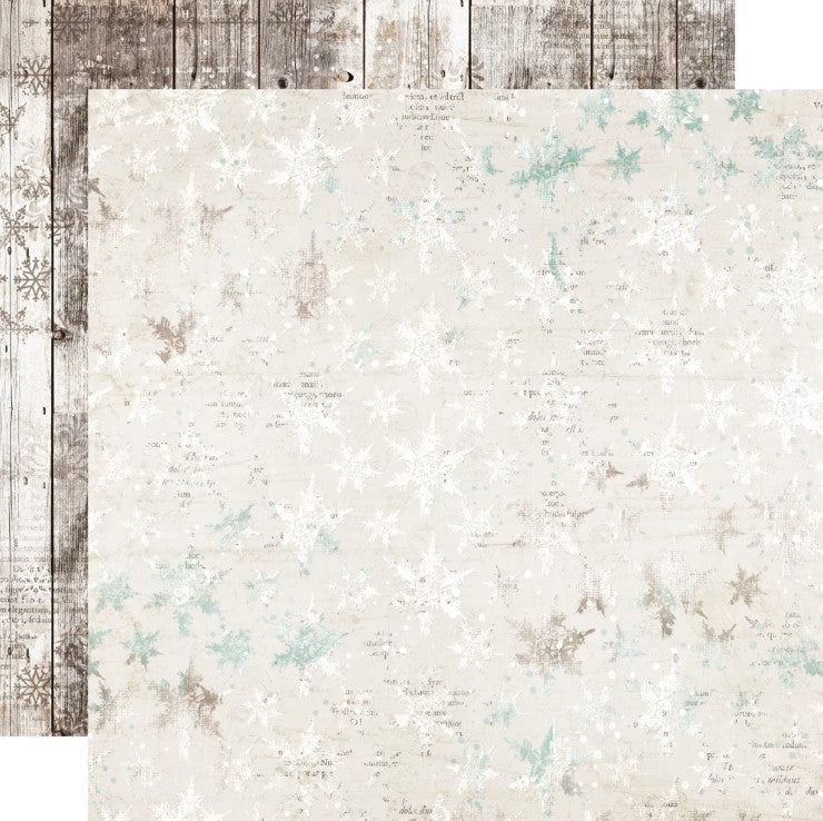Simple Vintage Winter Woods . Frosty Friends