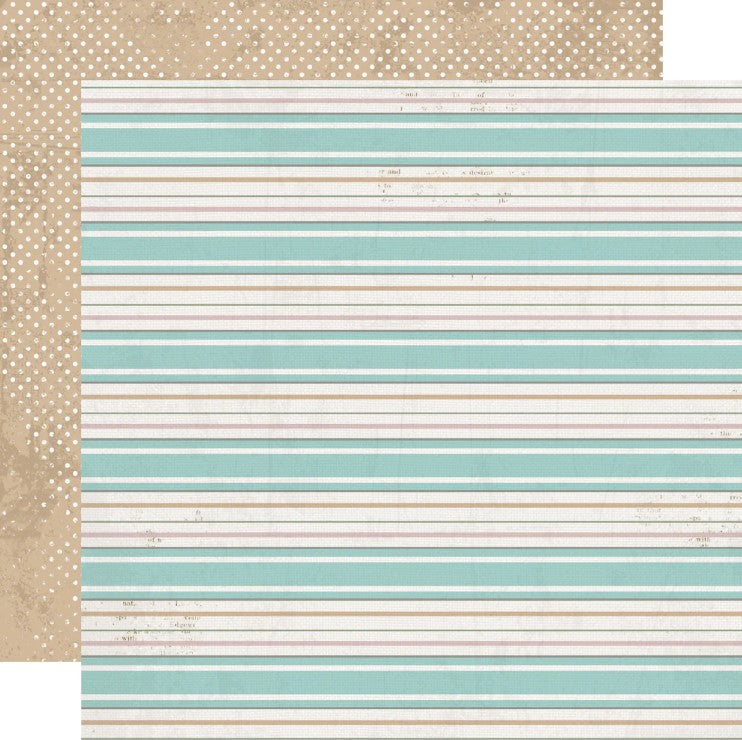 Simple Vintage Winter Woods . Winter Blues