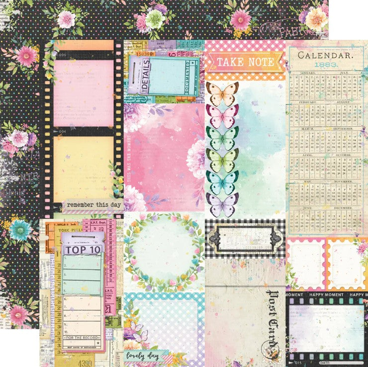 Simple Vintage Life In Bloom . Journal Elements
