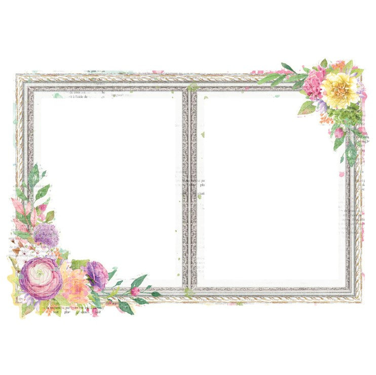 Simple Vintage Life In Bloom . Chipboard Frames