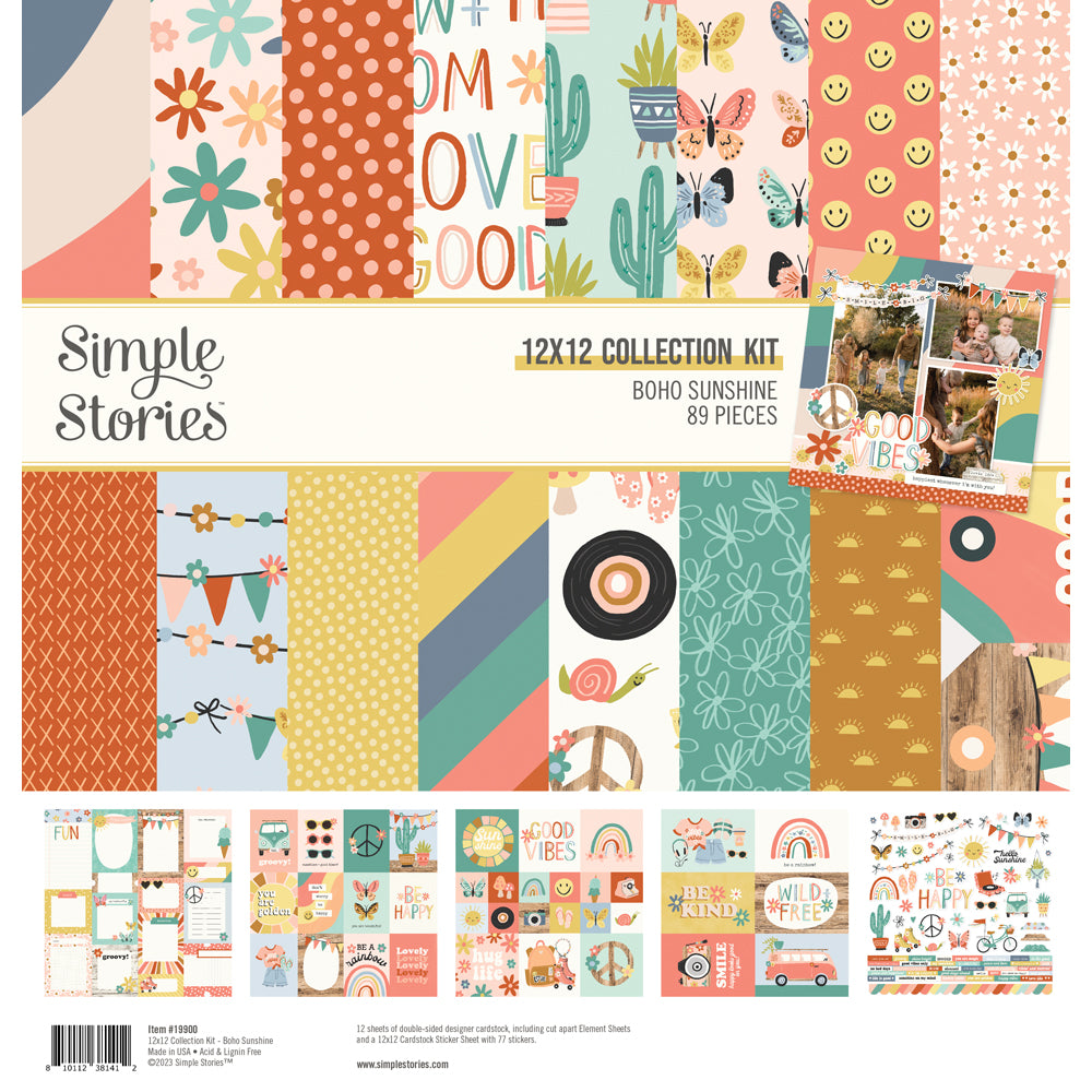Boho Sunshine . 12 x 12 Collection Kit