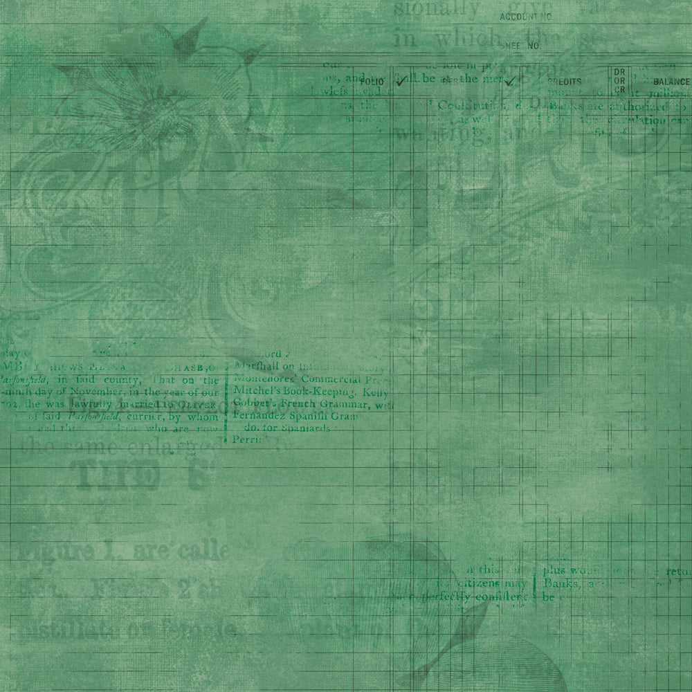 Simple Vintage Berry Fields . Sky/Clover