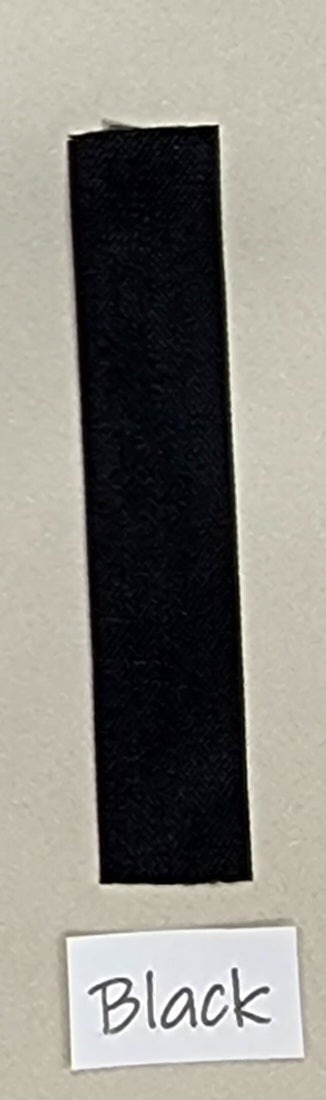 Seam Binding . Black\White\Grey