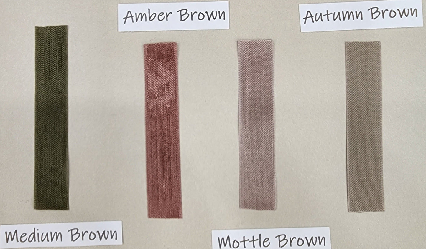 Seam Binding . Browns