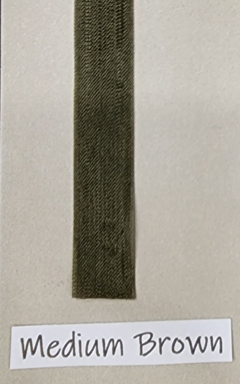 Seam Binding . Browns