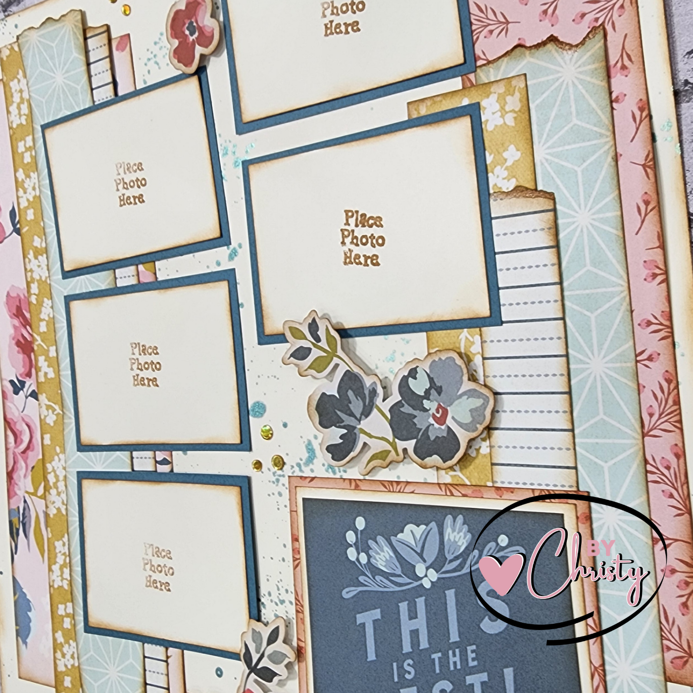 Custom . This is the Best 2 Page 12x12 Scrapbook Layout