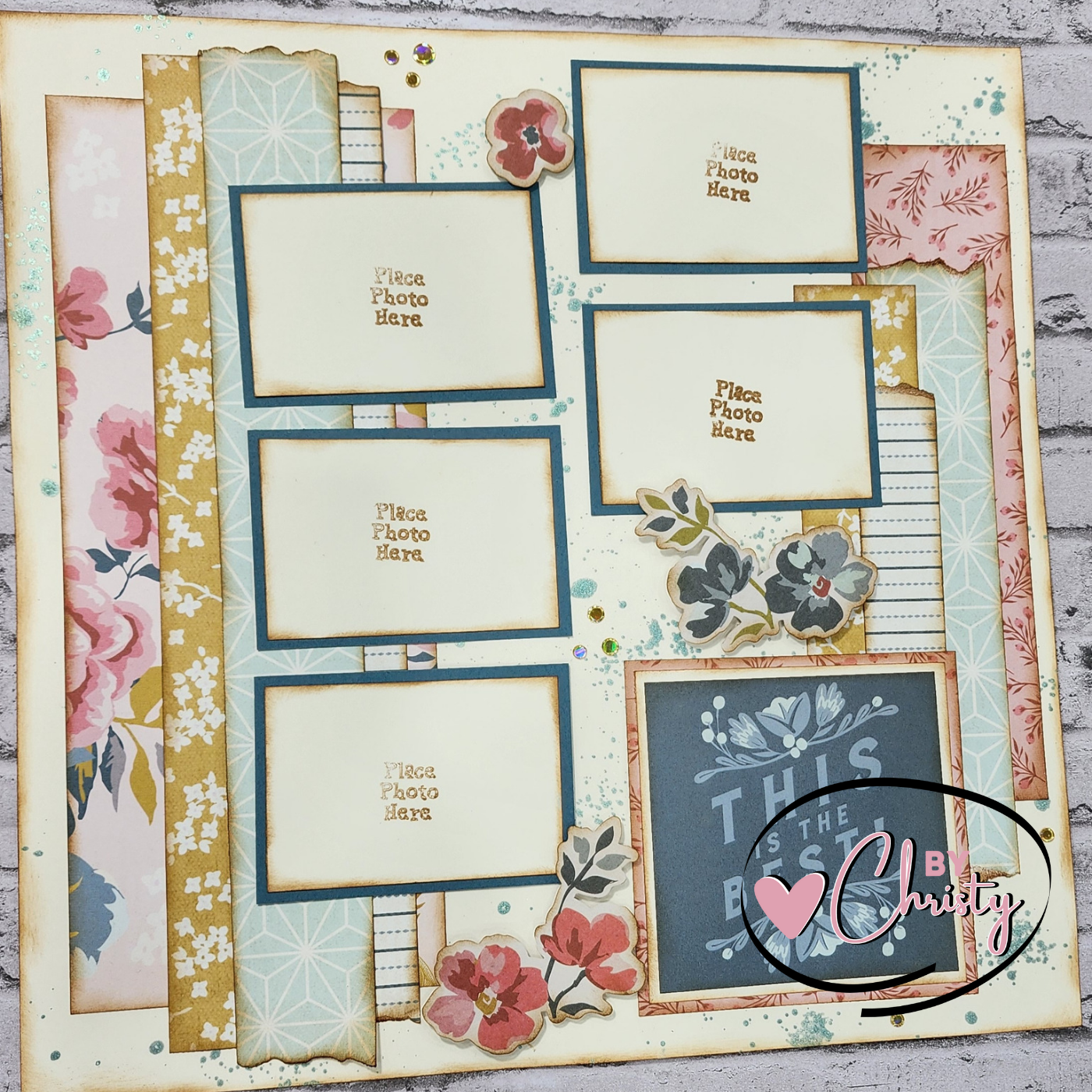 Custom . This is the Best 2 Page 12x12 Scrapbook Layout