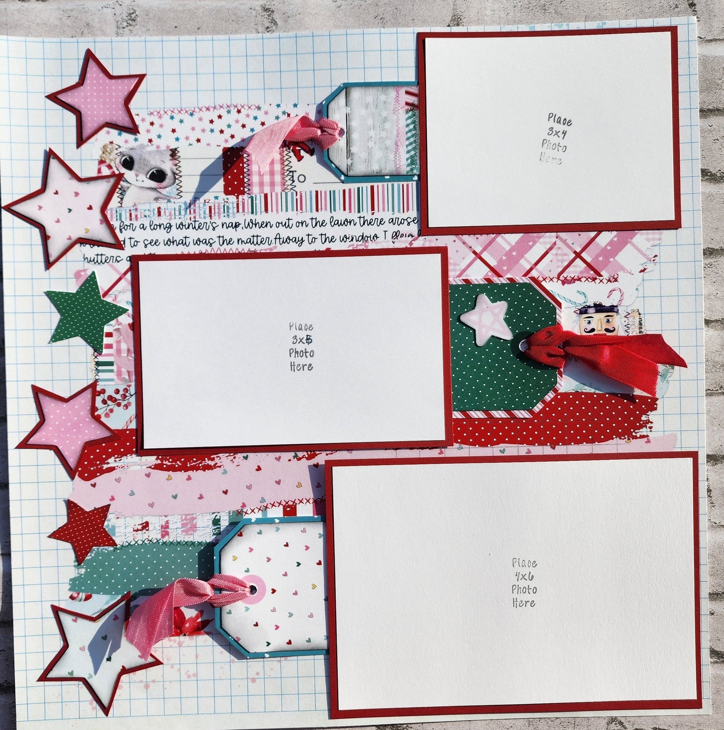 Custom . Most Wonderful Time 2 Page 12 x 12 Scrapbook Layout