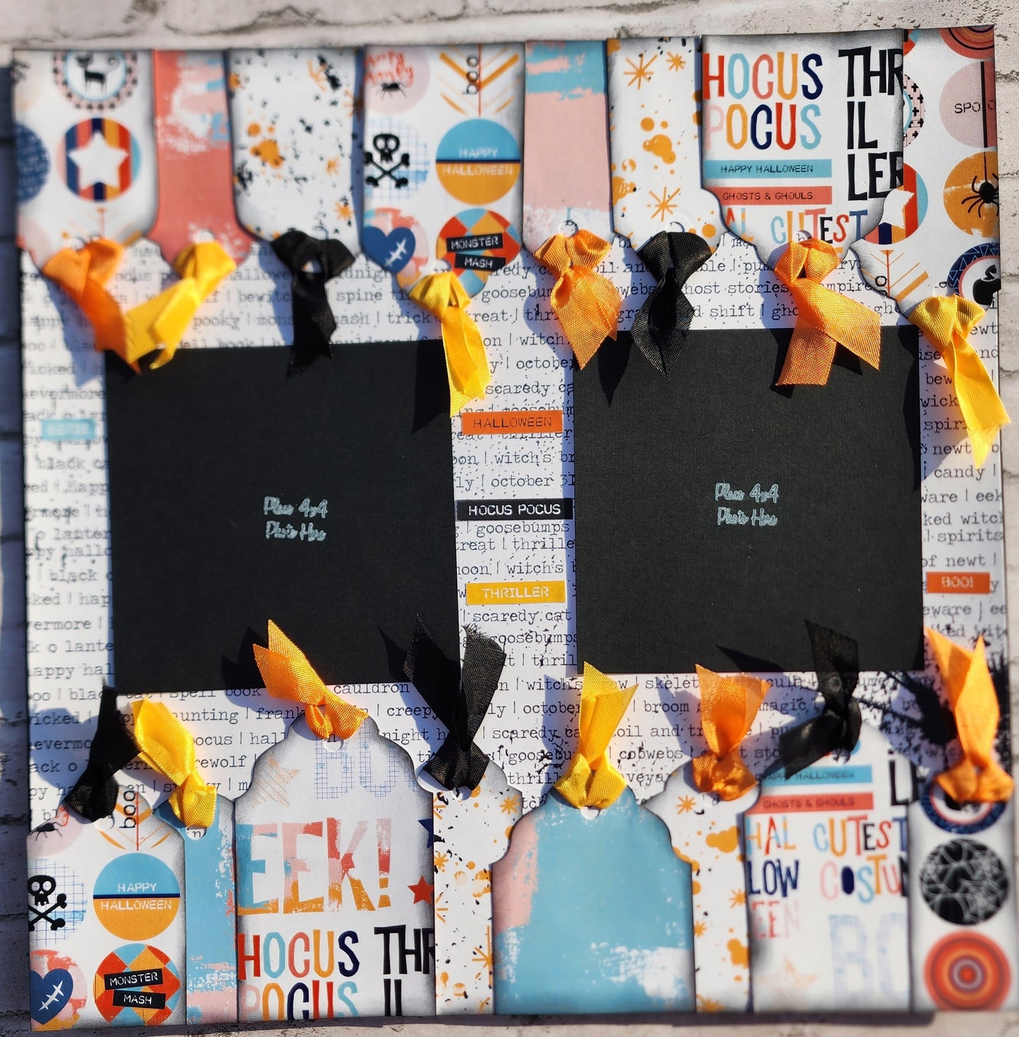 Custom . EEK Single Page 12 x 12 Scrapbook Layout