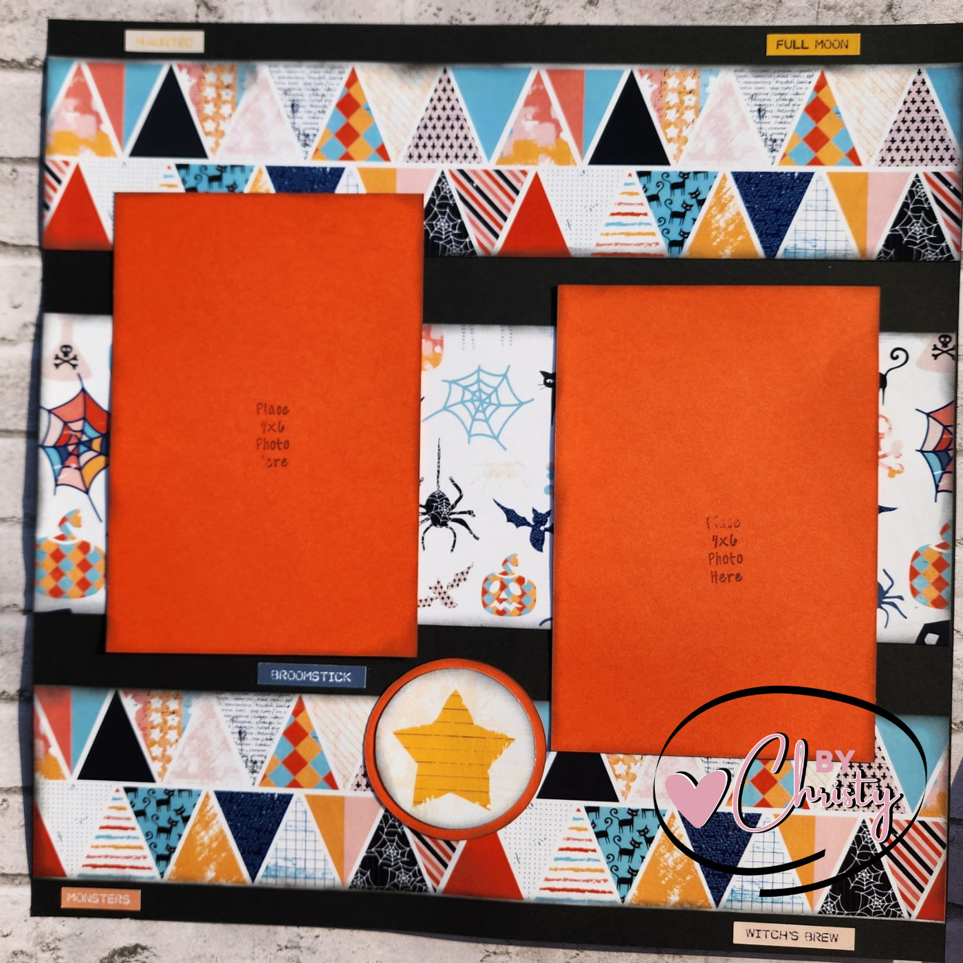 Custom . Monster Mash 2 Page 12 x 12 Scrapbook Layout