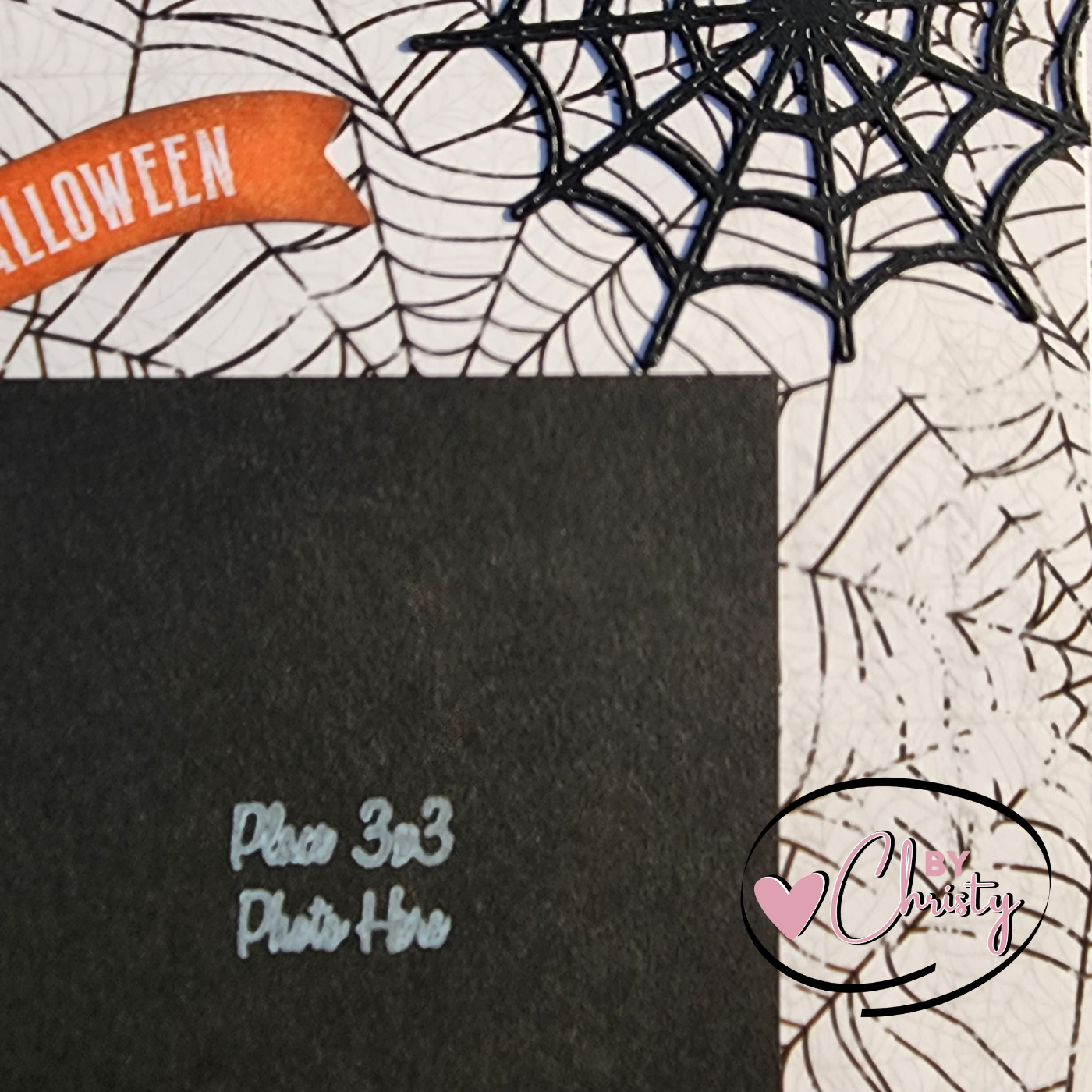 Custom . Boo To You Single Page 12 x 12 Scrapbook Layout