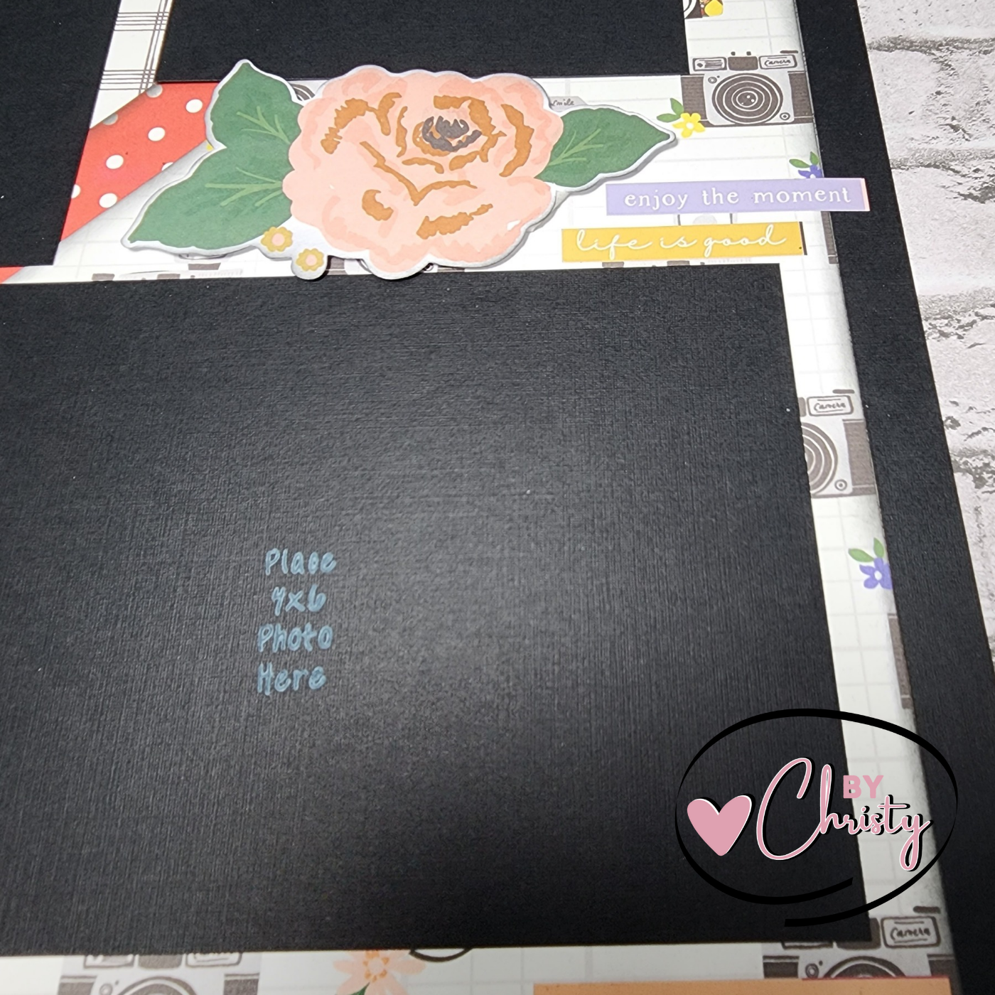 Custom . Best Day Ever 2 Page 12x12 Scrapbook Layout