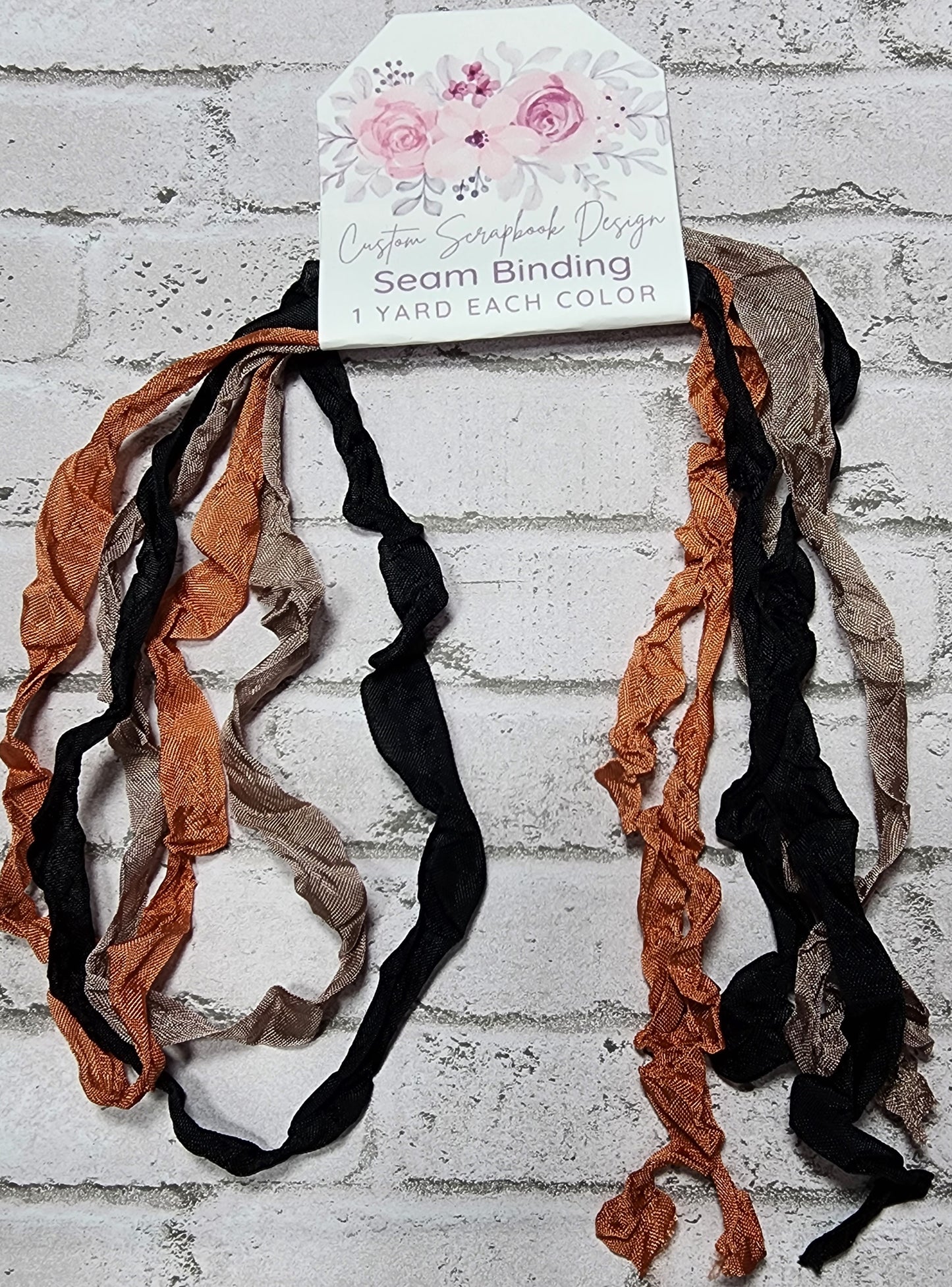 Seam Binding . Crinkled Haunting