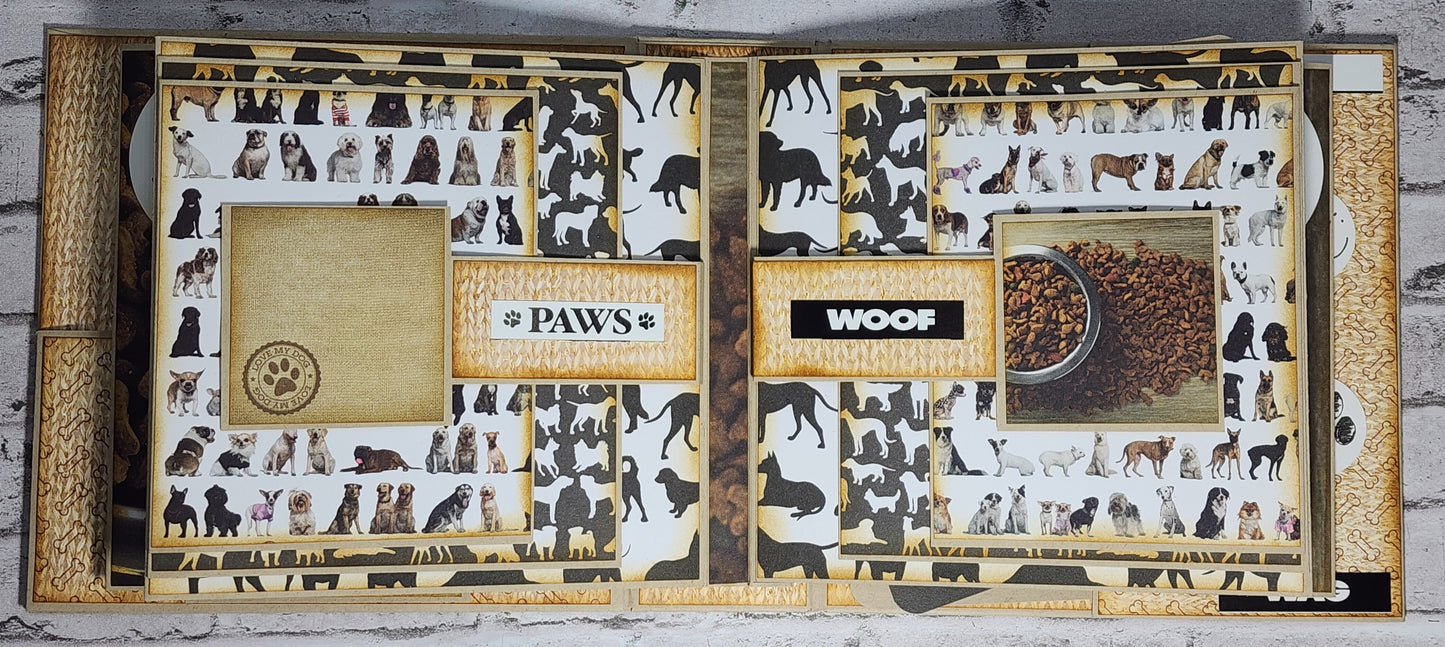 Custom . Brown I Love My Dog Mini Album