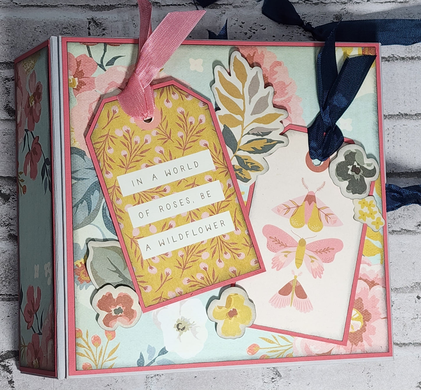 Custom . 6 1/2" x 6 1/2" Wildflower Mini Album