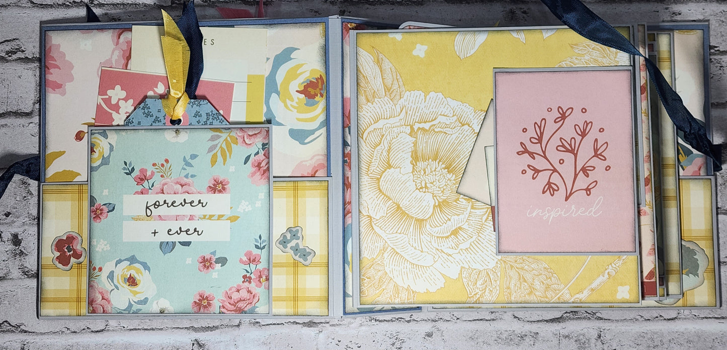 Custom . 6 1/2" x 6 1/2" Wildflower Mini Album