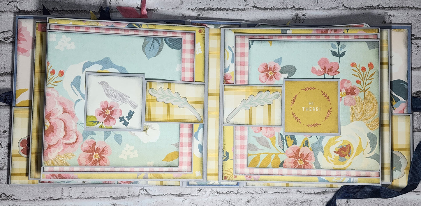Custom . 6 1/2" x 6 1/2" Wildflower Mini Album