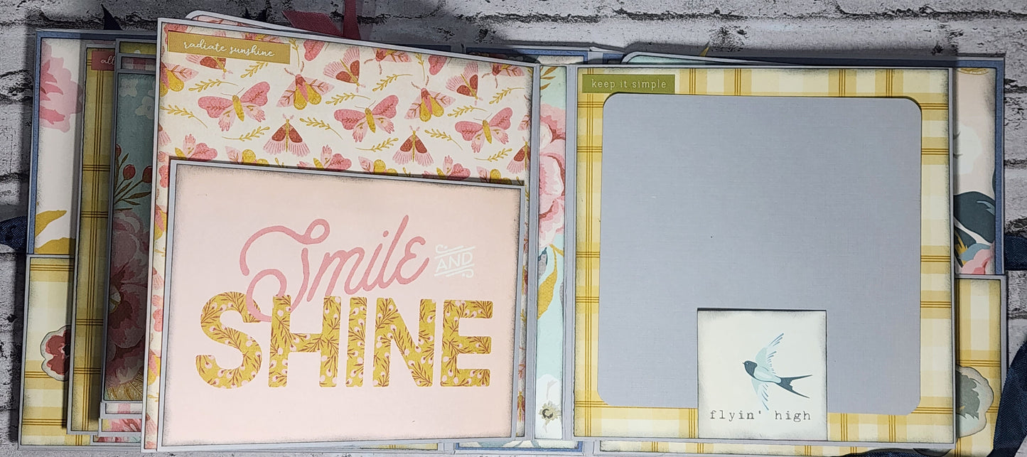 Custom . 6 1/2" x 6 1/2" Wildflower Mini Album