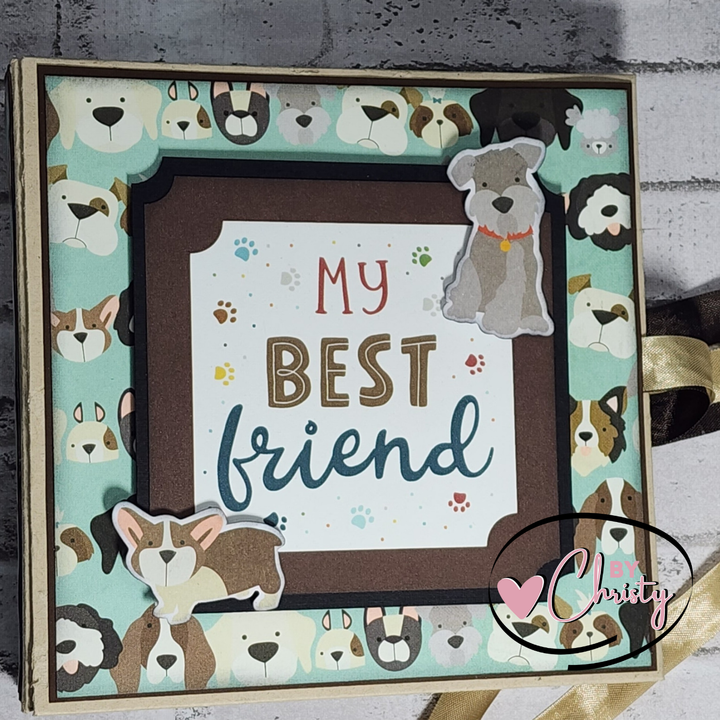 Custom . 6" x6" My Best Friend Mini Album