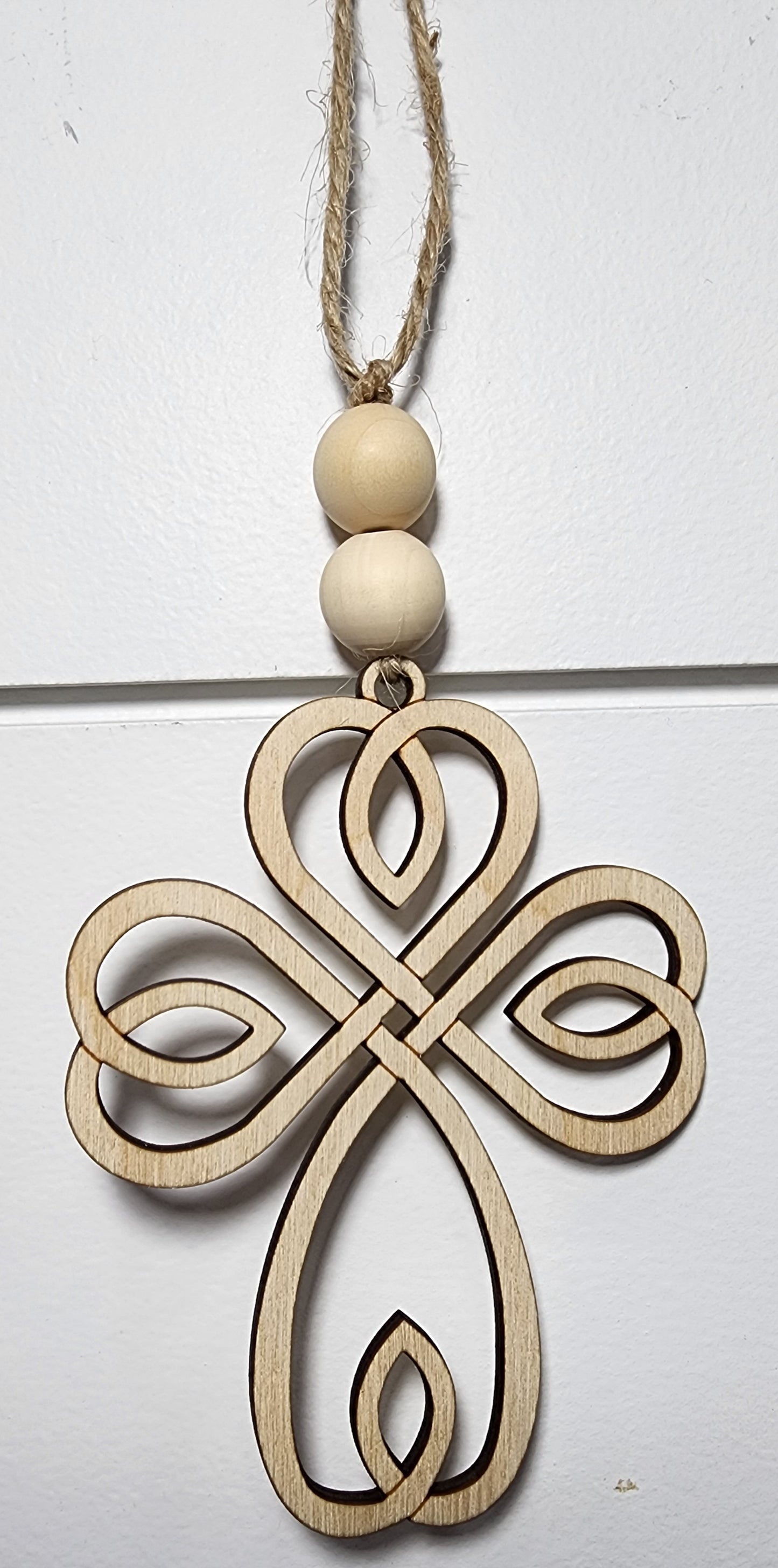 Irish Blessing Celtic Cross . Car Charm