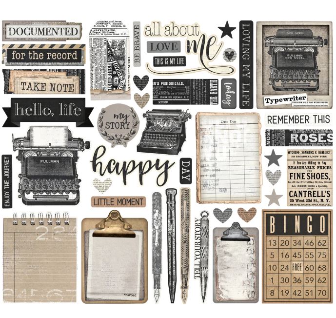 Simple Vintage Essentials . Take Note Bits & Pieces