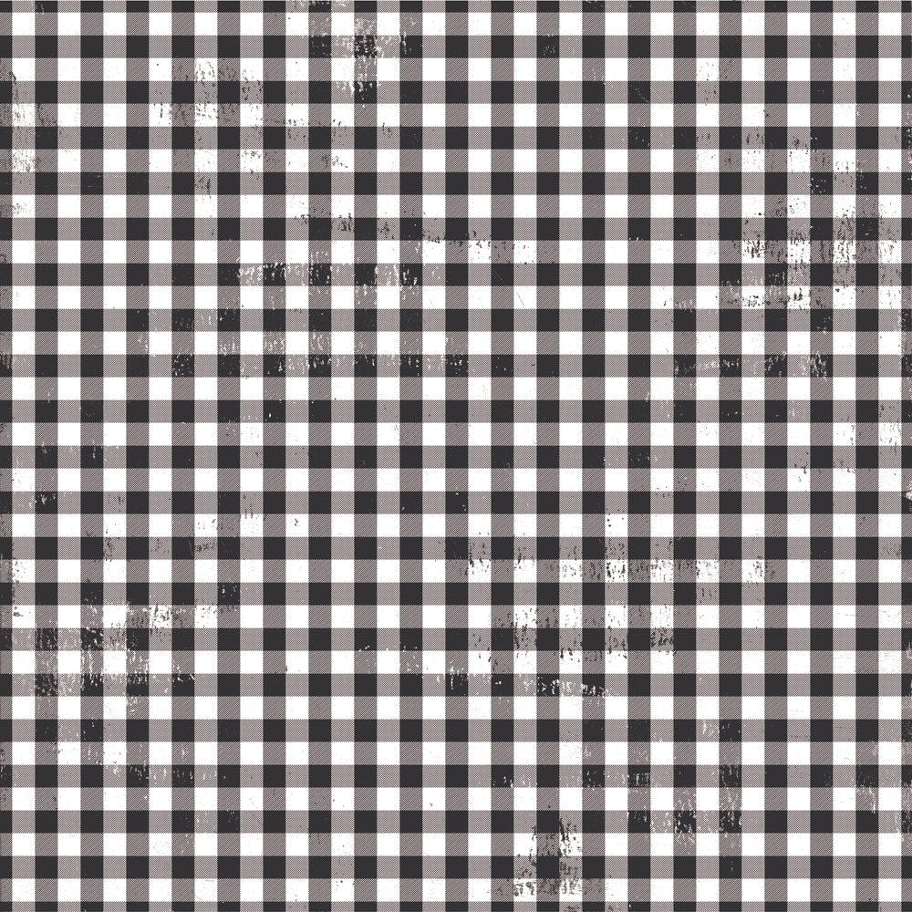 Simple Vintage Dear Santa . Lump of Coal Gingham