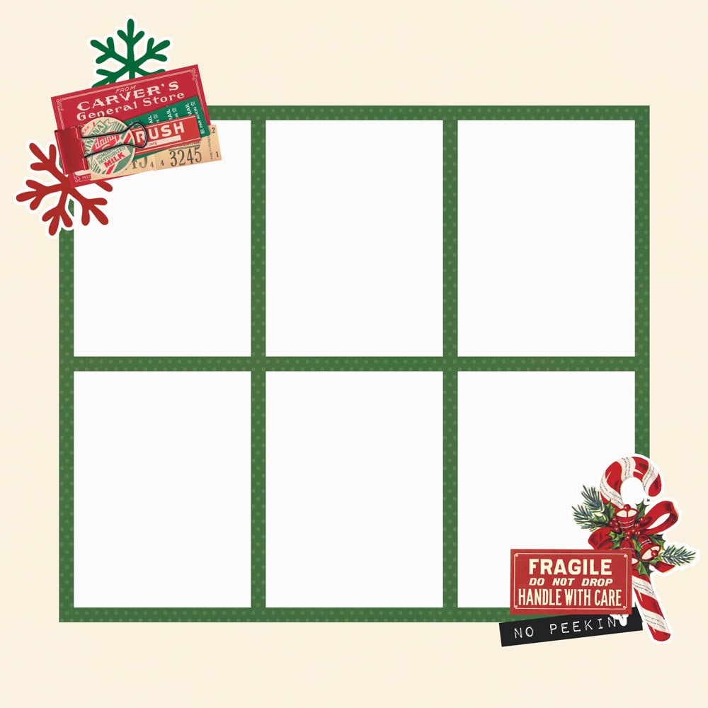 Simple Vintage Dear Santa . Simple Pages Page Pieces