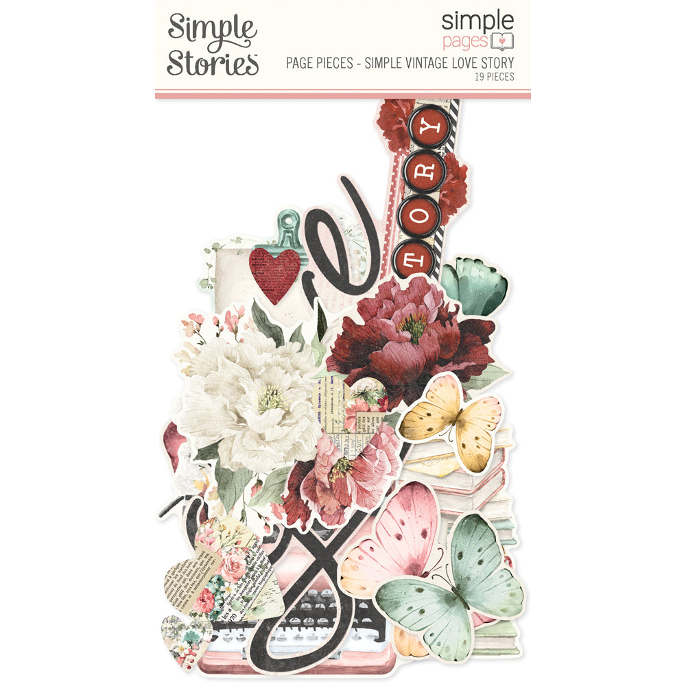 Simple Vintage Love Story . Simple Pages