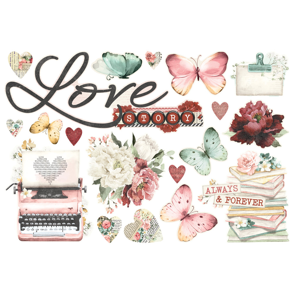 Simple Vintage Love Story . Simple Pages