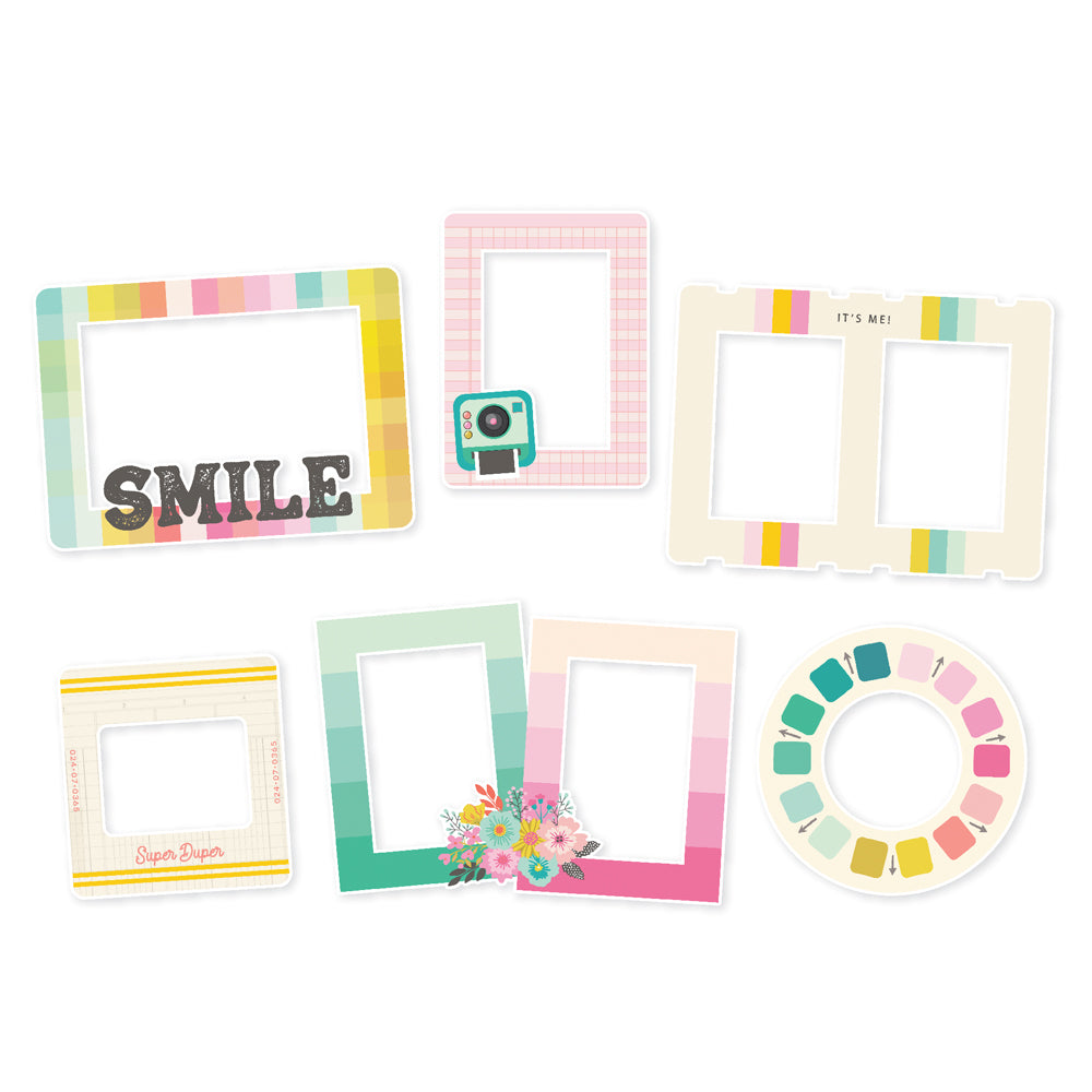 True Colors . Chipboard Frames