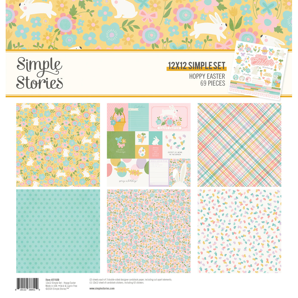Simple Set . Hoppy Easter