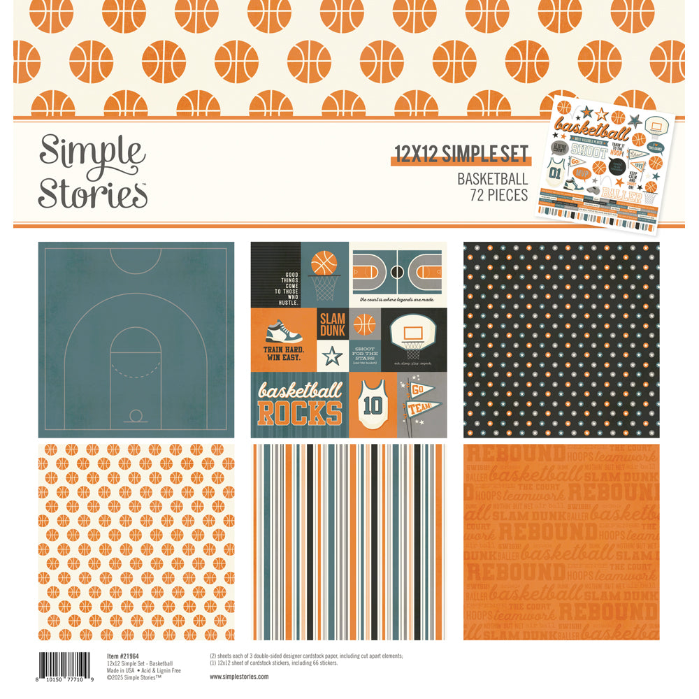 Sports Simple Set . Basketball