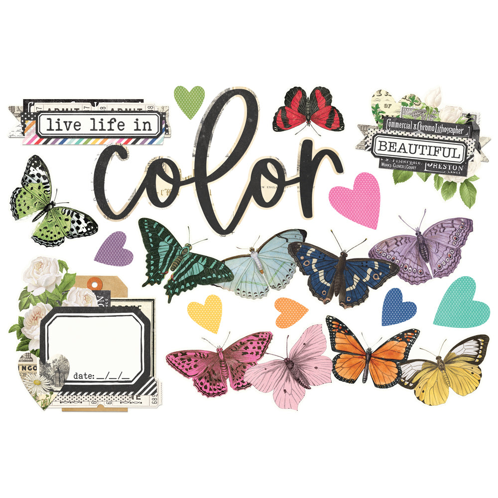 Simple Vintage Essentials Color Palette . Simple Pages