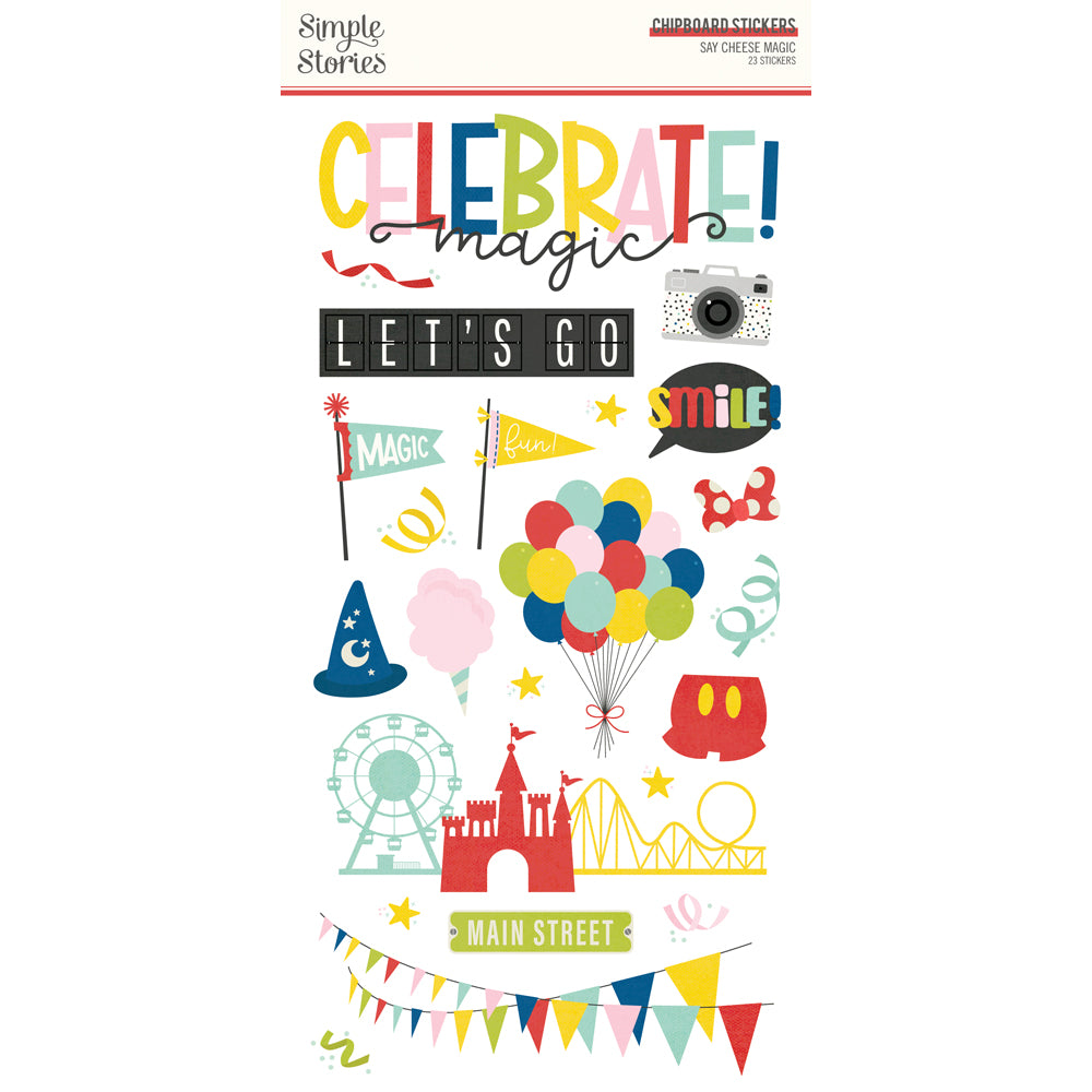 Say Cheese Magic . 6 x 12 Chipboard