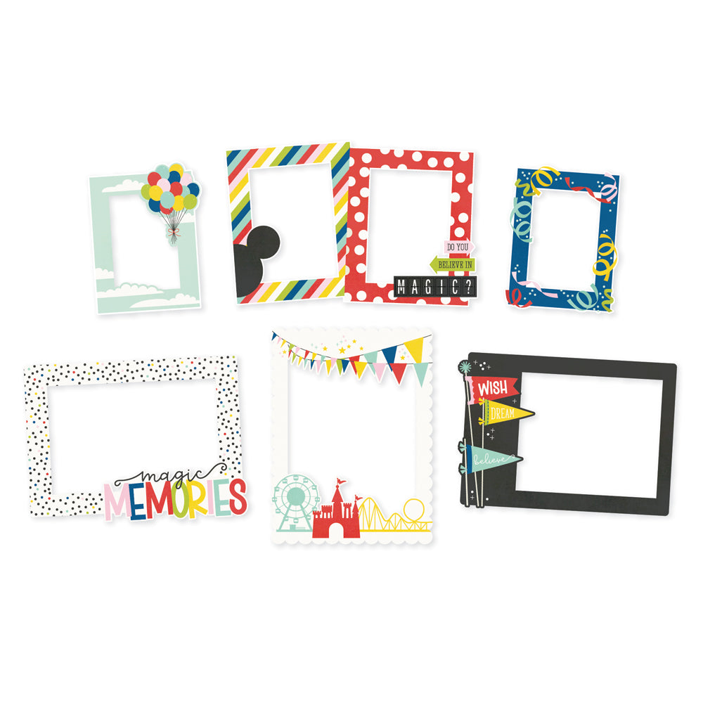 Say Cheese Magic . Chipboard Frames