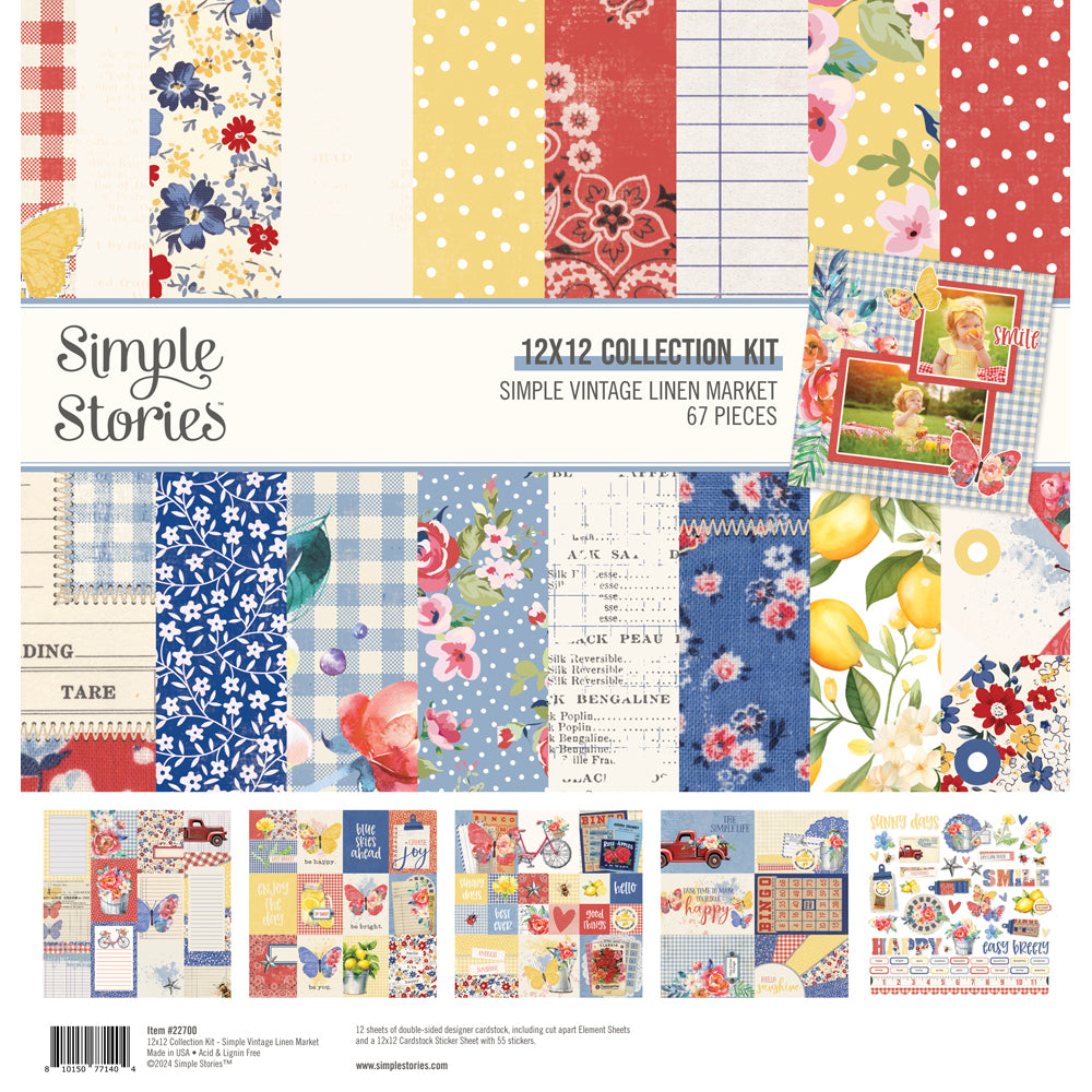 Simple Vintage Linen Market . Collection Kit