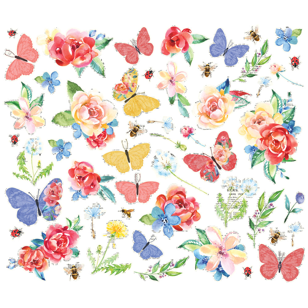 Simple Vintage Linen Market . Floral Bits & Pieces
