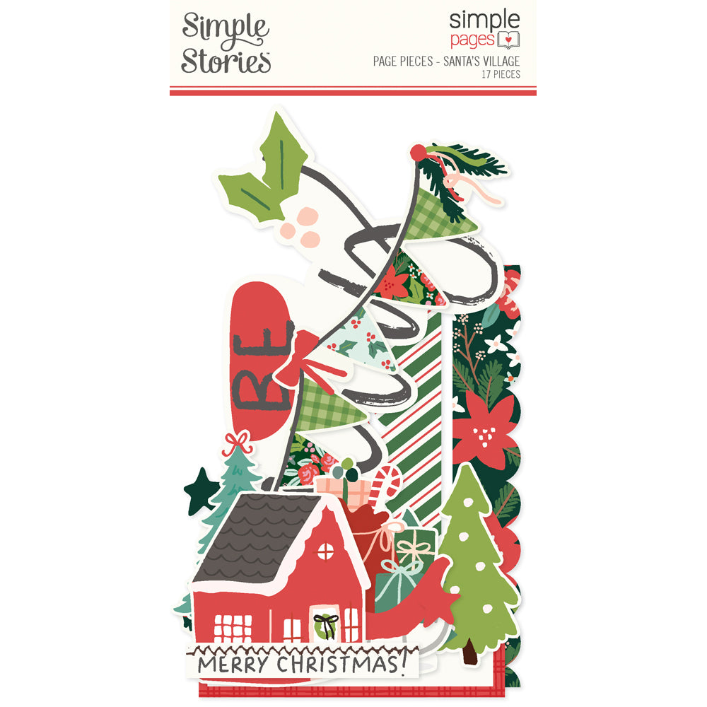 Santa's Village . Simple Page Page Pieces