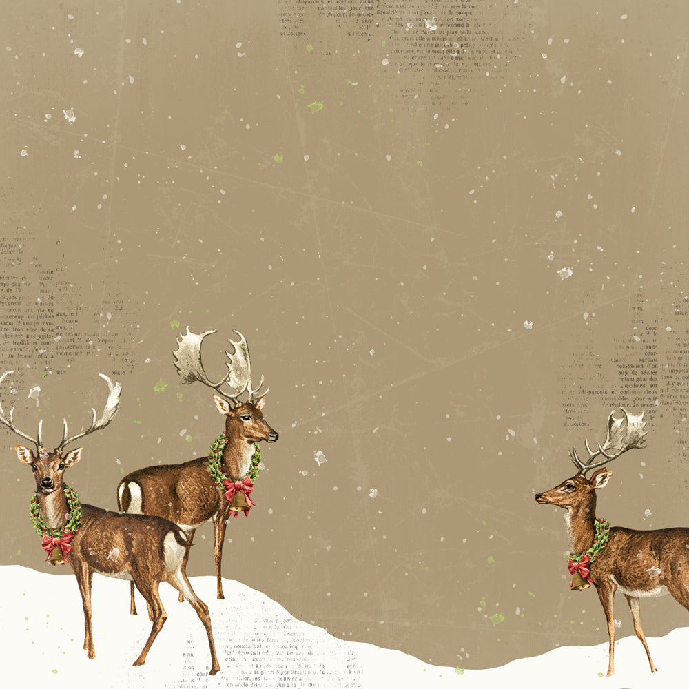 Simple Vintage Yuletide . Peace on Earth