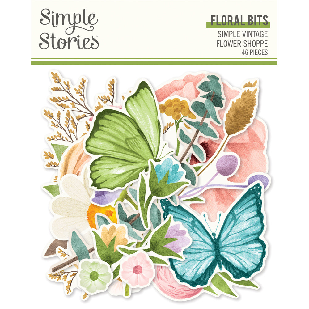 Simple Vintage Flower Shoppe . Floral Bits