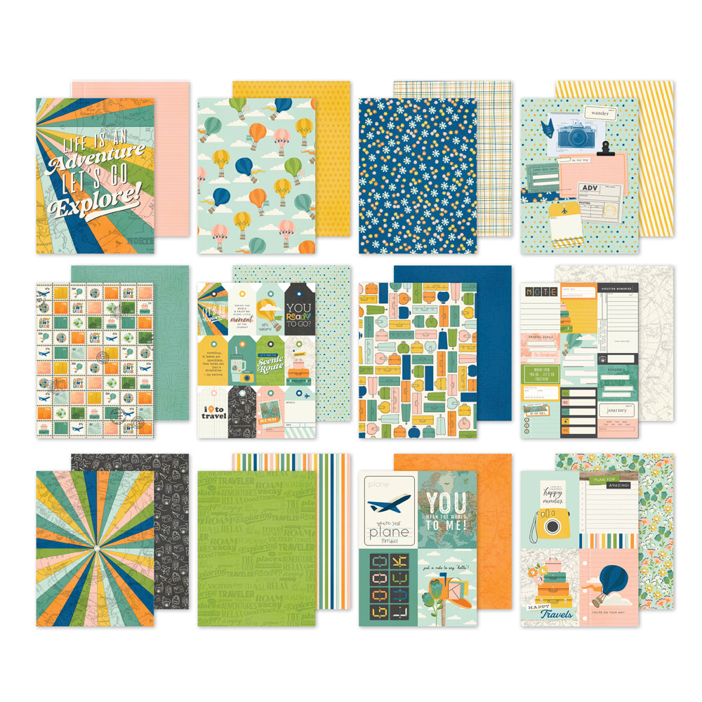 Happy Travels . 6 x 8 Pad