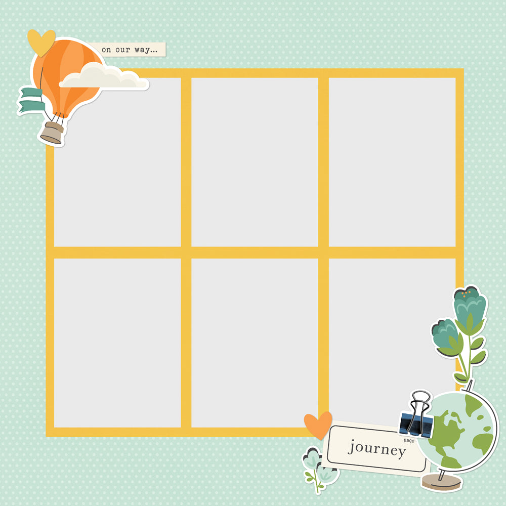 Happy Travels . Simple Pages Page Pieces