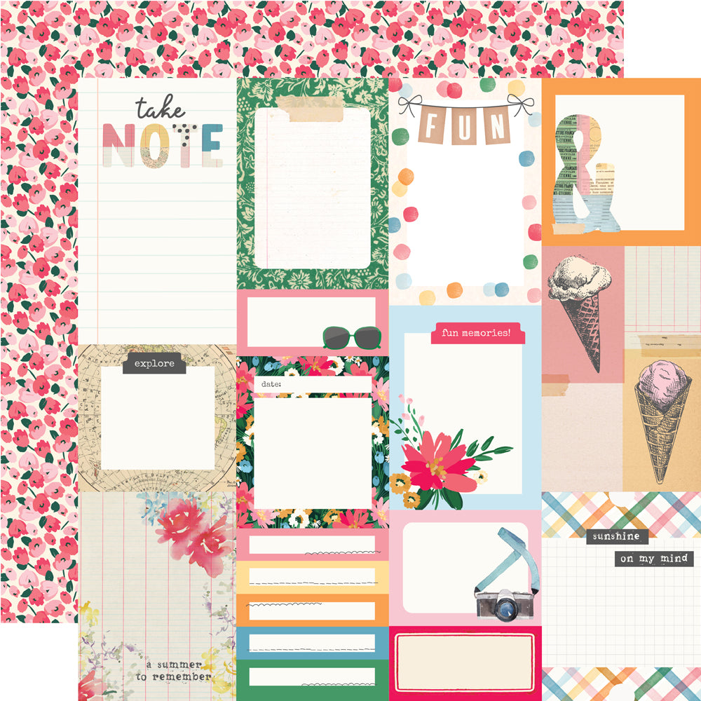 Sunny Days . Journal Elements