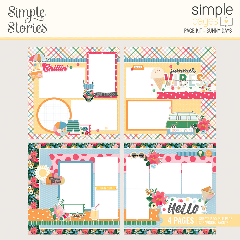 Pre-Order Sunny Days . Simple Pages Page Kit